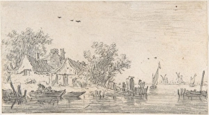 River Estuary Gallery: River Estuary early 17th-mid 17th century Pen