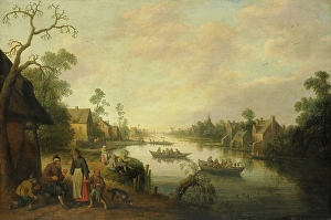 River View Village situated river rowing boats River View Village situated river rowing boats