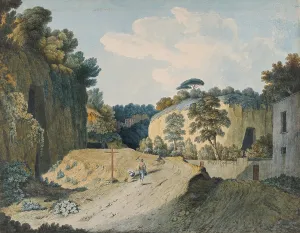 Road Gorge Naples 1782 Watercolor gum arabic glazes Road Gorge Naples 1782 Watercolor gum arabic glazes
