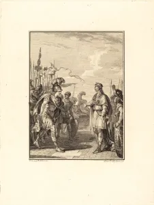 Robert Delaunay after Jean-Michel Moreau, French (1749-1814), Iphis, 1779, etching Robert Delaunay after Jean-Michel Moreau, French (1749-1814), Iphis, 1779, etching