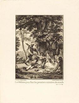 Robert Delaunay after Jean-Michel Moreau (French, 1749 - 1814), Les folAA¢tres jeux Robert Delaunay after Jean-Michel Moreau (French, 1749 - 1814), Les folAA¢tres jeux