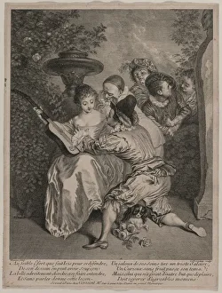 Romancer 1727 Charles-Nicolas Cochin French 1715-1790 Romancer 1727 Charles-Nicolas Cochin French 1715-1790