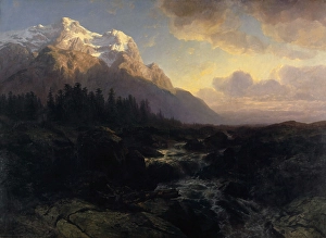 Rosenlauital Wetterhorn 1856 oil canvas 173.5 x 239 cm Rosenlauital Wetterhorn 1856 oil canvas 173.5 x 239 cm