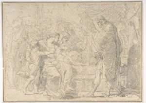 Royal Family Troy Mourning Death Hector 1734-1802 Royal Family Troy Mourning Death Hector 1734-1802