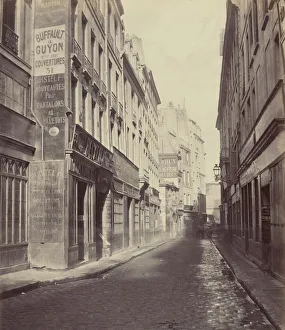 Rue de Bourdonnais Charles Marville French 1813 Rue de Bourdonnais Charles Marville French 1813