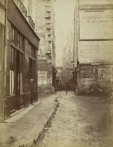 Rue Tirechappe Charles Marville French 1813 1879 Rue Tirechappe Charles Marville French 1813 1879