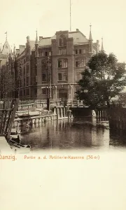 Rybaki Gorne Street Gdańsk Radunia Canal Rybaki Gorne Street Gdańsk Radunia Canal