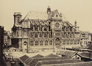 Saint Eustache No 54 Edouard Baldus French born Germany Saint Eustache No 54 Edouard Baldus French born Germany