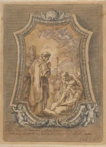 Saint Gregory Deacon Directing Prayers Processions Saint Gregory Deacon Directing Prayers Processions