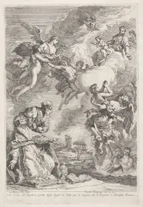 Saint Gregory Great Saint Jerome pray souls purgatory Molte Anime del Purgatorio portate Saint Gregory Great Saint Jerome pray souls purgatory Molte Anime del Purgatorio portate