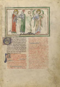Saint John Evangelist Consoled Elder Angel Holding Saint John Evangelist Consoled Elder Angel Holding