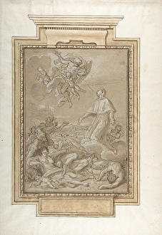 Saint Rosalia Interceding Victims Plague Palestrina Saint Rosalia Interceding Victims Plague Palestrina