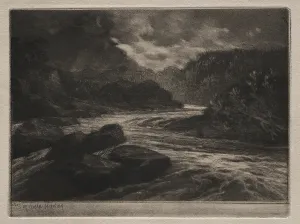 Salmon River Francis Seymour Haden British 1818-1910 Salmon River Francis Seymour Haden British 1818-1910