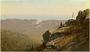Sanford Robinson Gifford, American (1823-1880), The Artist Sketching at Mount Desert Sanford Robinson Gifford, American (1823-1880), The Artist Sketching at Mount Desert