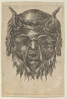 Satyr Mask Laurel Wreath Draped Horns Divers Masques Satyr Mask Laurel Wreath Draped Horns Divers Masques