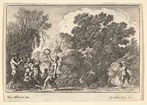 Five satyrs two nymphs 1650 Etching state Plate Five satyrs two nymphs 1650 Etching state Plate