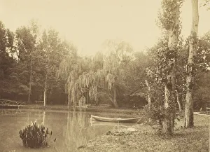 Scene Bois de Boulogne Paris Charles Marville Scene Bois de Boulogne Paris Charles Marville