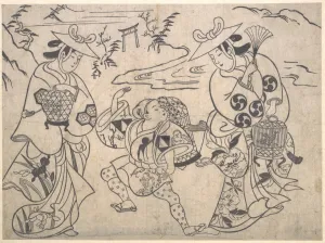 Scene Drama Edo period 1615-1868 ca 1700-1703 Scene Drama Edo period 1615-1868 ca 1700-1703
