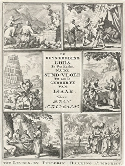 Six scenes Old Testament Title page P van Staveren Six scenes Old Testament Title page P van Staveren