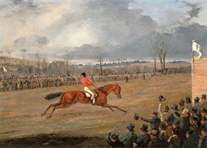 Scenes from a Seeplechase: The Winner A Steeplechase: The Winner Signed in black paint Scenes from a Seeplechase: The Winner A Steeplechase: The Winner Signed in black paint