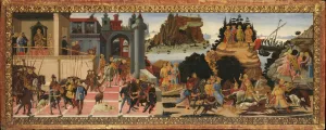 Scenes Story Argonauts ca 1465 Tempera wood gilt ornaments Scenes Story Argonauts ca 1465 Tempera wood gilt ornaments