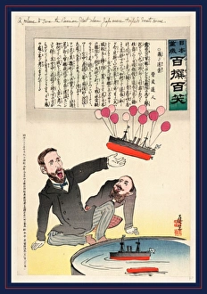 A scheme to save the Russian fleet when Japanese torpedo boats come, Kobayashi, Kiyochika A scheme to save the Russian fleet when Japanese torpedo boats come, Kobayashi, Kiyochika