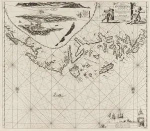 Sea chart of part of the coast of Finnmark, Jan Luyken, Johannes van Keulen (I), unknown Sea chart of part of the coast of Finnmark, Jan Luyken, Johannes van Keulen (I), unknown