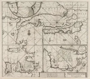 Sea chart of the northeastern part of the Aegean Sea, the Sea of Marmara and the Sea chart of the northeastern part of the Aegean Sea, the Sea of Marmara and the