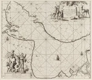 Sea chart of part of the White Sea in Russia, Jan Luyken, Johannes van Keulen (I) Sea chart of part of the White Sea in Russia, Jan Luyken, Johannes van Keulen (I)