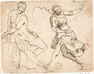 Seated Female Nude Dancing Figure 1624-63 Pen Seated Female Nude Dancing Figure 1624-63 Pen