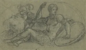 Seated Male Figure Putto Armor Paris Bordone Seated Male Figure Putto Armor Paris Bordone