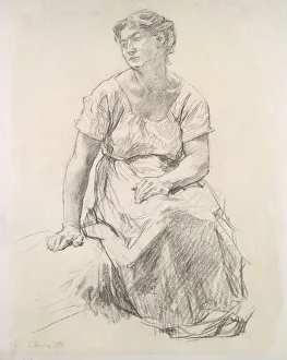 Seated Peasant Woman 1885 Le Augustin Lhermitte Seated Peasant Woman 1885 Le Augustin Lhermitte