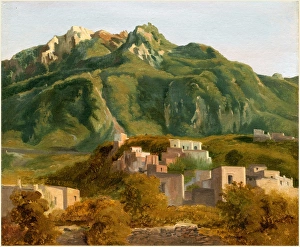 Sebastien-Louis-Guillaume Norblin de la Gourdaine, French (1796-1884), Village Sebastien-Louis-Guillaume Norblin de la Gourdaine, French (1796-1884), Village