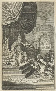 Secular princes kneeling before the Pope, Anonymous, Samuel van Hoogstraten, Michiel Secular princes kneeling before the Pope, Anonymous, Samuel van Hoogstraten, Michiel