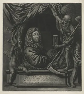 Self-Portrait 1685 Michiel van Musscher Dutch Self-Portrait 1685 Michiel van Musscher Dutch