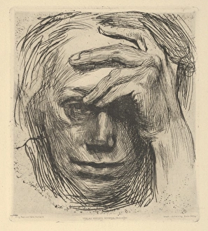 Self-Portrait Hand Forehead Selbstbildnis mit der Hand Self-Portrait Hand Forehead Selbstbildnis mit der Hand