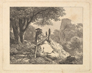 Shady Enclosure Trees 1815 Etching second state Shady Enclosure Trees 1815 Etching second state