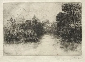 Shere Mill Pond Small Study Francis Seymour Haden Shere Mill Pond Small Study Francis Seymour Haden