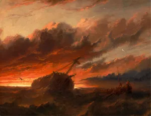 Shipwreck, Francis Danby, 1793-1861, British Shipwreck, Francis Danby, 1793-1861, British