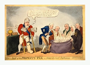 Sick of the property tax or ministerial influnza, Cruikshank, George, 1792-1878, artist Sick of the property tax or ministerial influnza, Cruikshank, George, 1792-1878, artist