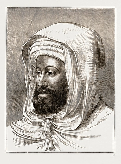 Sidi Mohammed, the Late Sultan of Morocco, Engraving 1873 Sidi Mohammed, the Late Sultan of Morocco, Engraving 1873