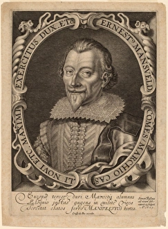 Simon de Passe (German, c. 1595 - 1647), Count Ernest Mansfeld, 1623, engraving Simon de Passe (German, c. 1595 - 1647), Count Ernest Mansfeld, 1623, engraving