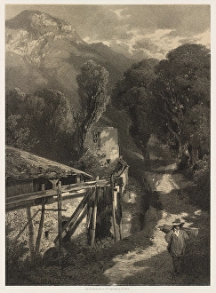 Simplon Road Meillerie France Alexandre Calame Simplon Road Meillerie France Alexandre Calame