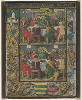 Single Leaf Scenes Last Supper 1525-1530 Simon Bening Single Leaf Scenes Last Supper 1525-1530 Simon Bening