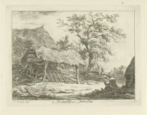 Sitting figure barn Tinaerlo Drenthe title object Sitting figure barn Tinaerlo Drenthe title object