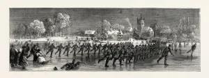 Skating Parade of the First Huntingdonshire Rifle Volunteers, Uk, 1871 Skating Parade of the First Huntingdonshire Rifle Volunteers, Uk, 1871