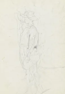 Sketch boy blowing horn Anton Mauve 1848 1888 Sketch boy blowing horn Anton Mauve 1848 1888