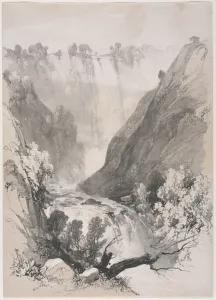 Sketches Home Abroad Falls Terni 1830 James Duffield Harding Sketches Home Abroad Falls Terni 1830 James Duffield Harding