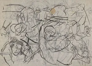 Sketches war dance Utagawa Kuniyoshi 1808 1861 Sketches war dance Utagawa Kuniyoshi 1808 1861