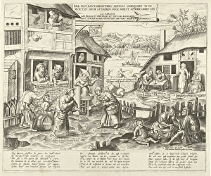 Sloths, Frans Huys, Cornelis Massijs, Joannes Galle, 1546 - 1562 Sloths, Frans Huys, Cornelis Massijs, Joannes Galle, 1546 - 1562